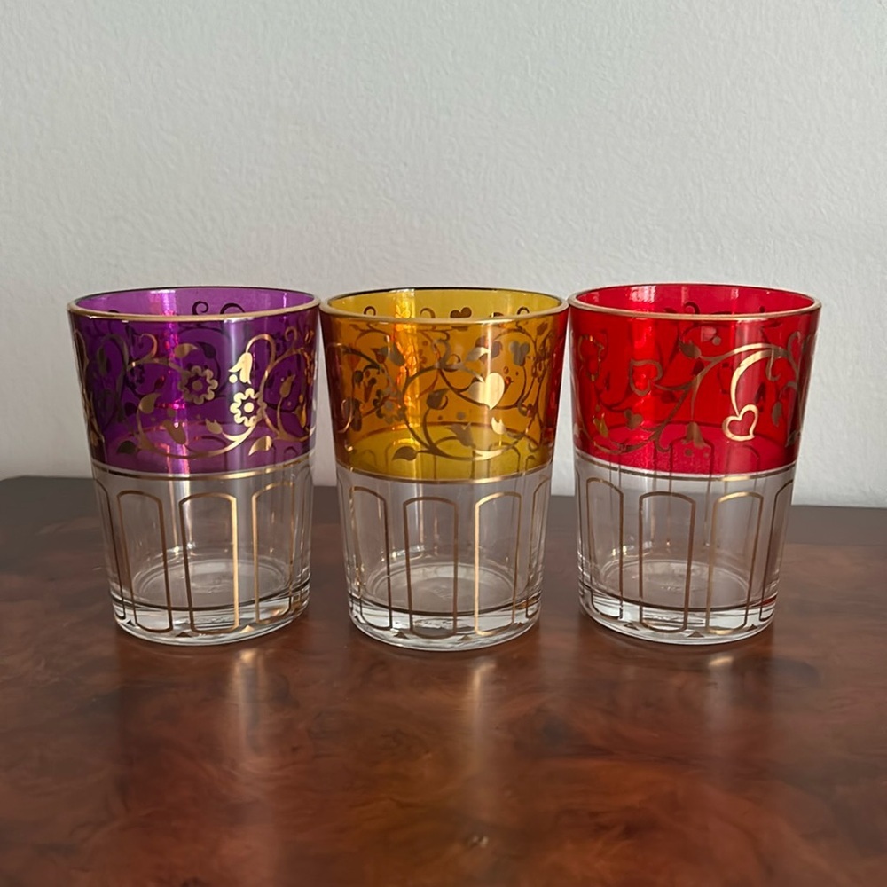 PartyLite Vintage Global Fusion Votive or Tea Candle Holder Trio